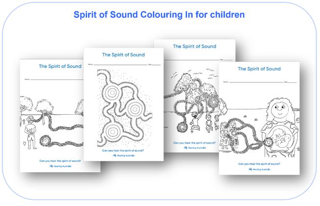 Spirit of Sound Colouring in for Children